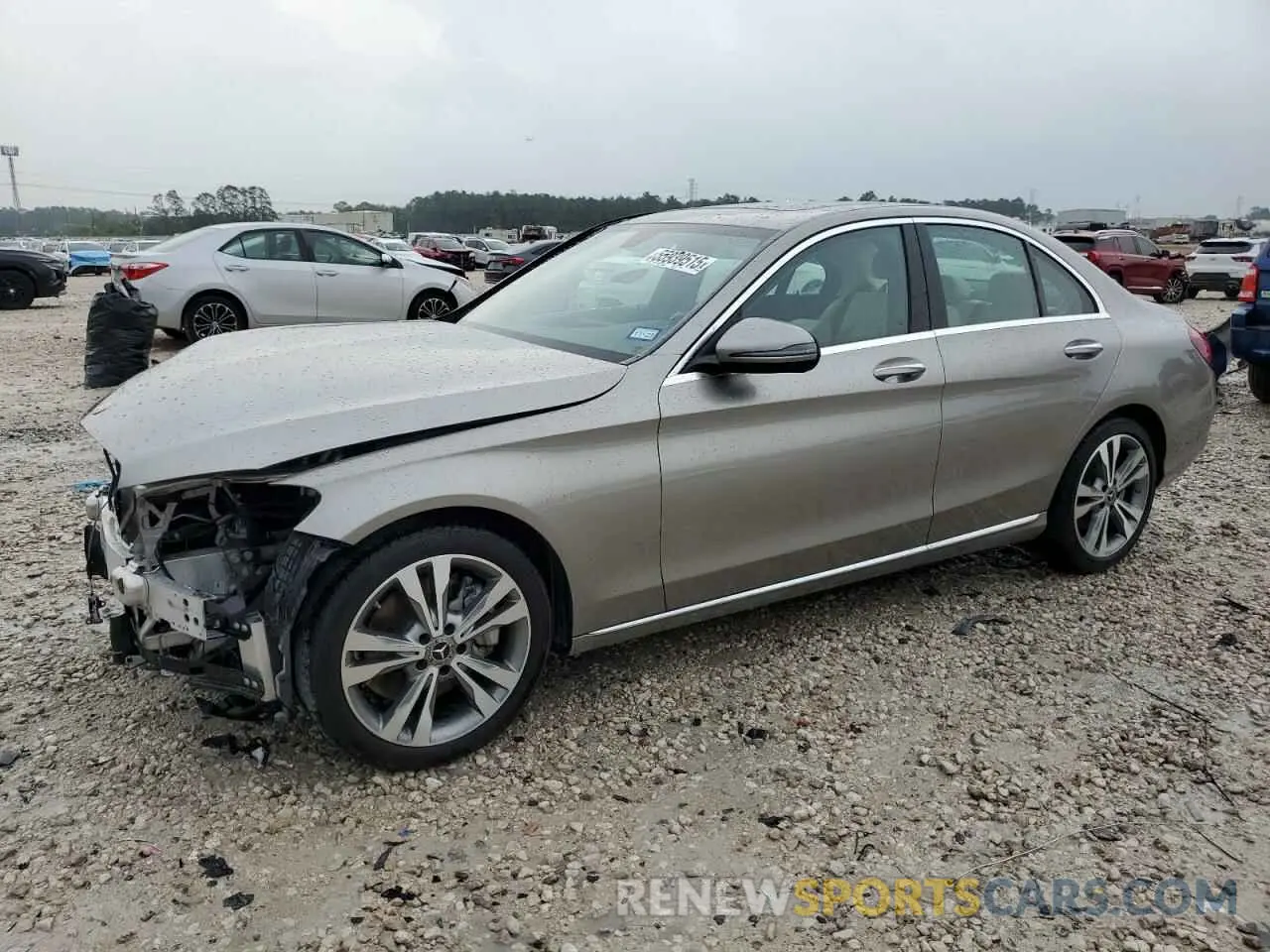 1 Photograph of a damaged car W1KWF8DB1LR596339 MERCEDES-BENZ C-CLASS 2020