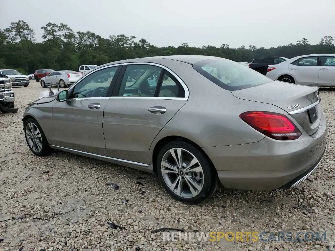 2 Photograph of a damaged car W1KWF8DB1LR596339 MERCEDES-BENZ C-CLASS 2020
