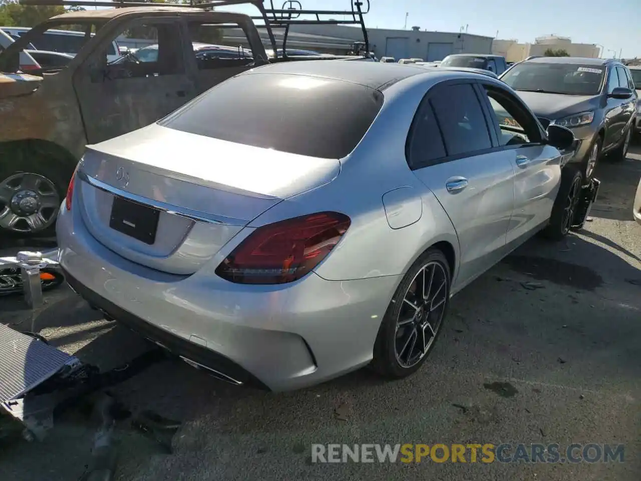 4 Photograph of a damaged car W1KWF8DB1LR600454 MERCEDES-BENZ C-CLASS 2020