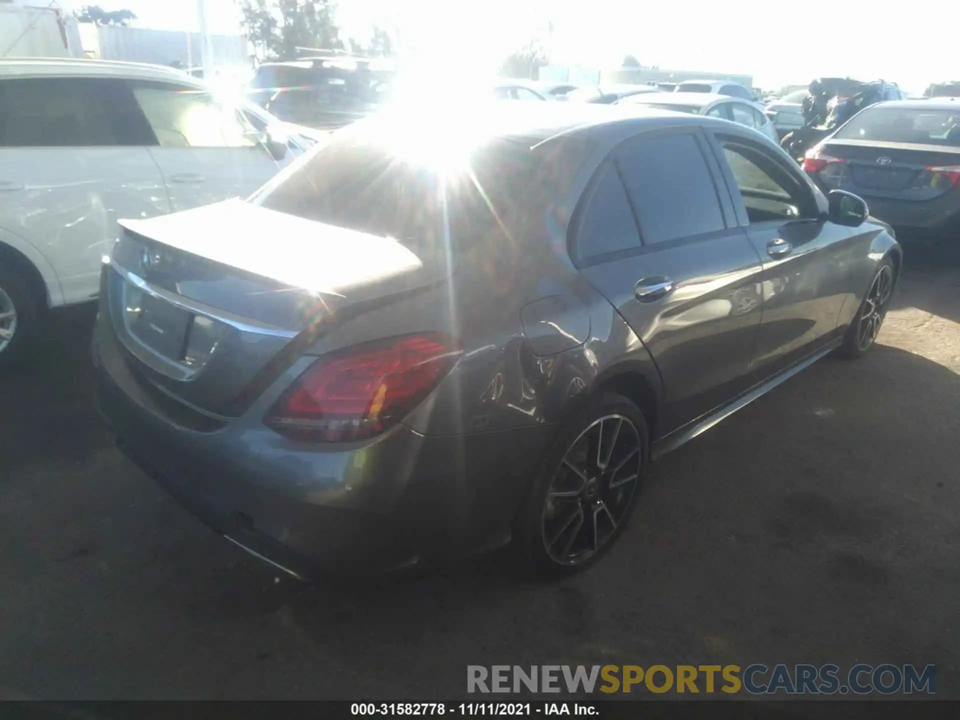 4 Photograph of a damaged car W1KWF8DB1LR602303 MERCEDES-BENZ C-CLASS 2020