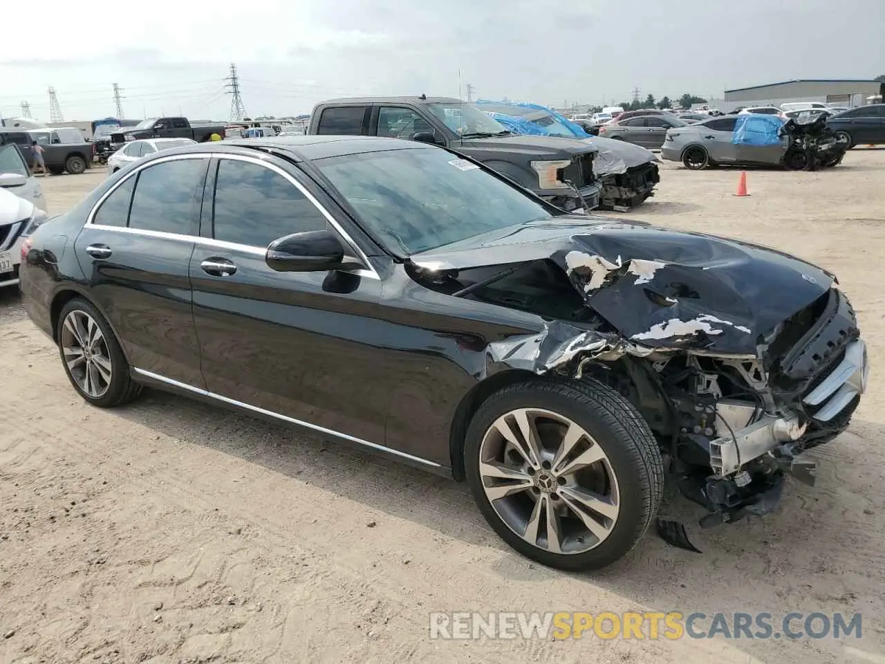 4 Photograph of a damaged car W1KWF8DB1LR602317 MERCEDES-BENZ C-CLASS 2020