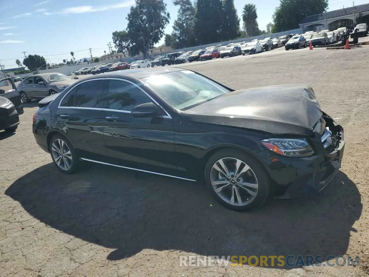 4 Photograph of a damaged car W1KWF8DB2LR572955 MERCEDES-BENZ C-CLASS 2020