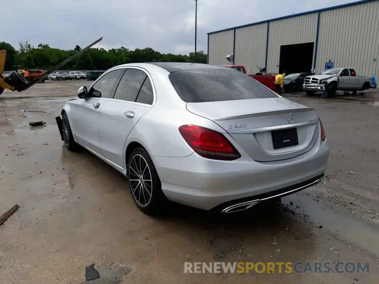 3 Photograph of a damaged car W1KWF8DB2LR591621 MERCEDES-BENZ C-CLASS 2020