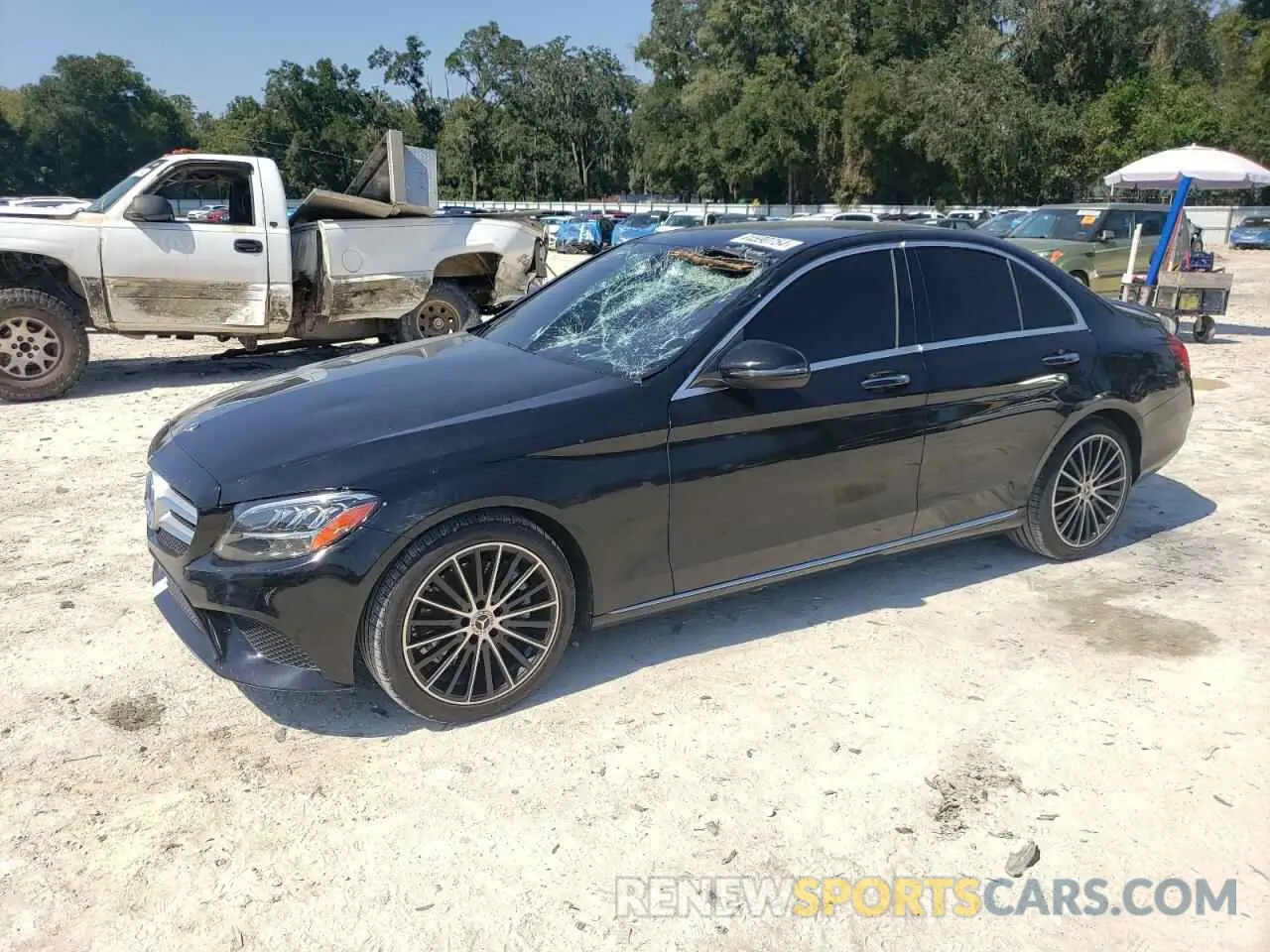 1 Photograph of a damaged car W1KWF8DB2LR599752 MERCEDES-BENZ C-CLASS 2020