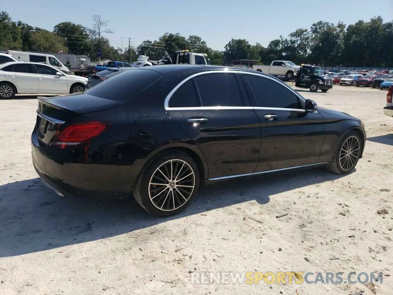 3 Photograph of a damaged car W1KWF8DB2LR599752 MERCEDES-BENZ C-CLASS 2020