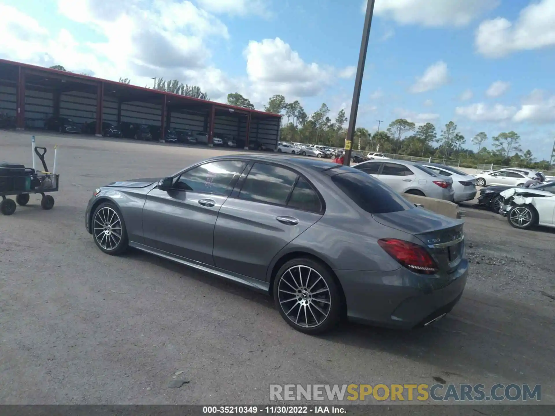 3 Photograph of a damaged car W1KWF8DB3LR579221 MERCEDES-BENZ C-CLASS 2020