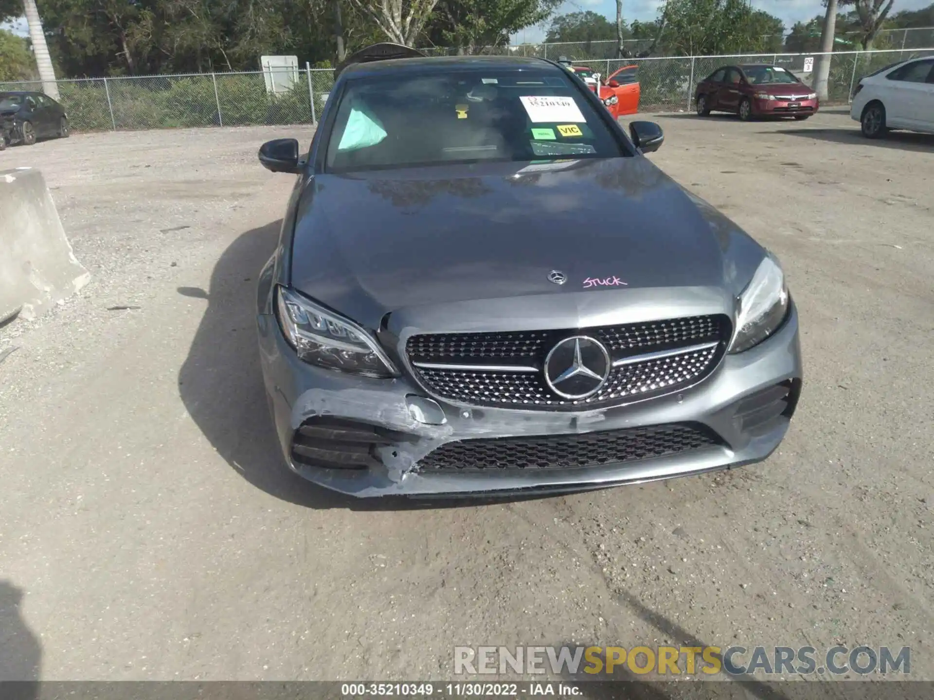 6 Photograph of a damaged car W1KWF8DB3LR579221 MERCEDES-BENZ C-CLASS 2020