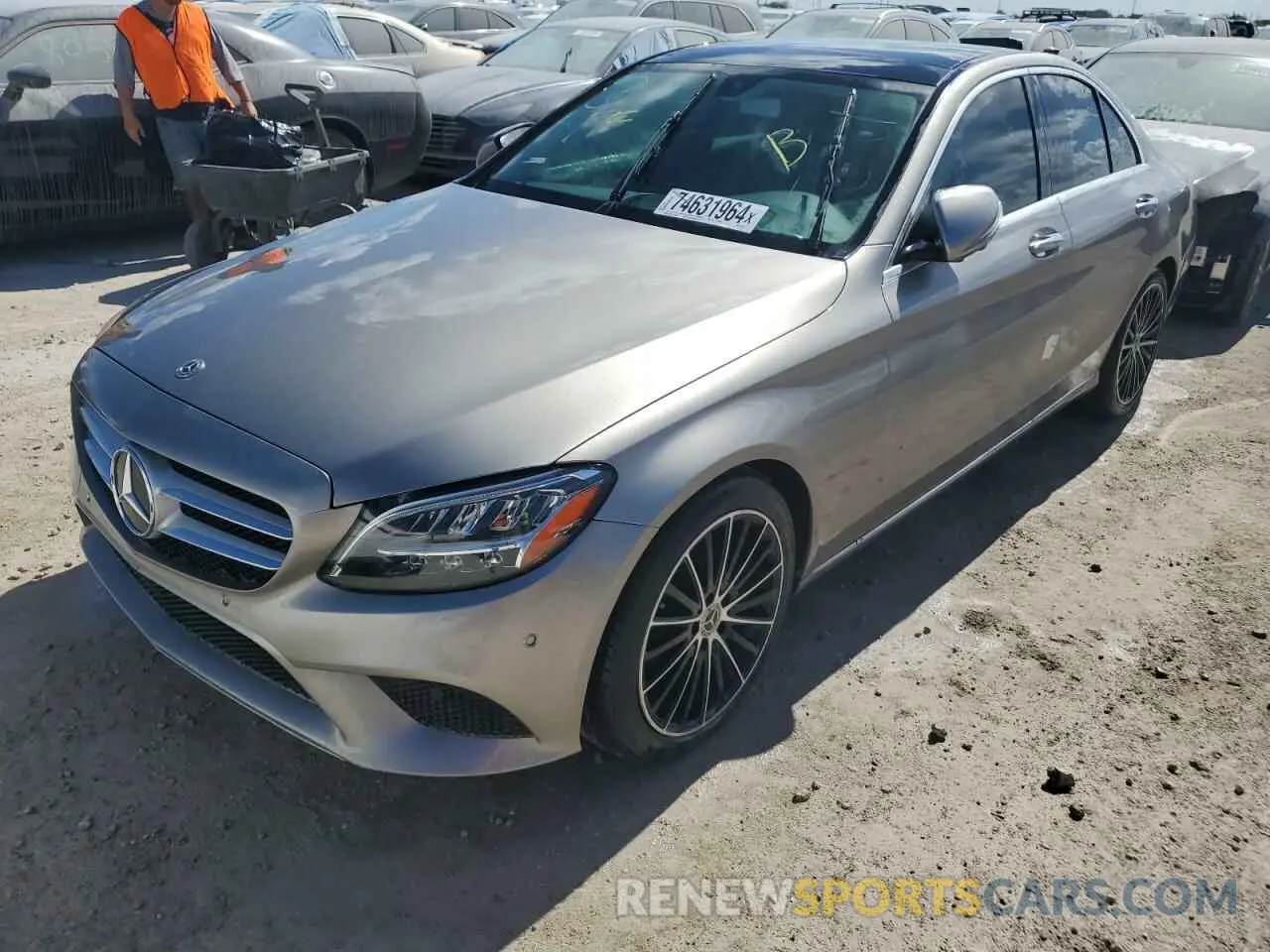 1 Photograph of a damaged car W1KWF8DB3LR594544 MERCEDES-BENZ C-CLASS 2020