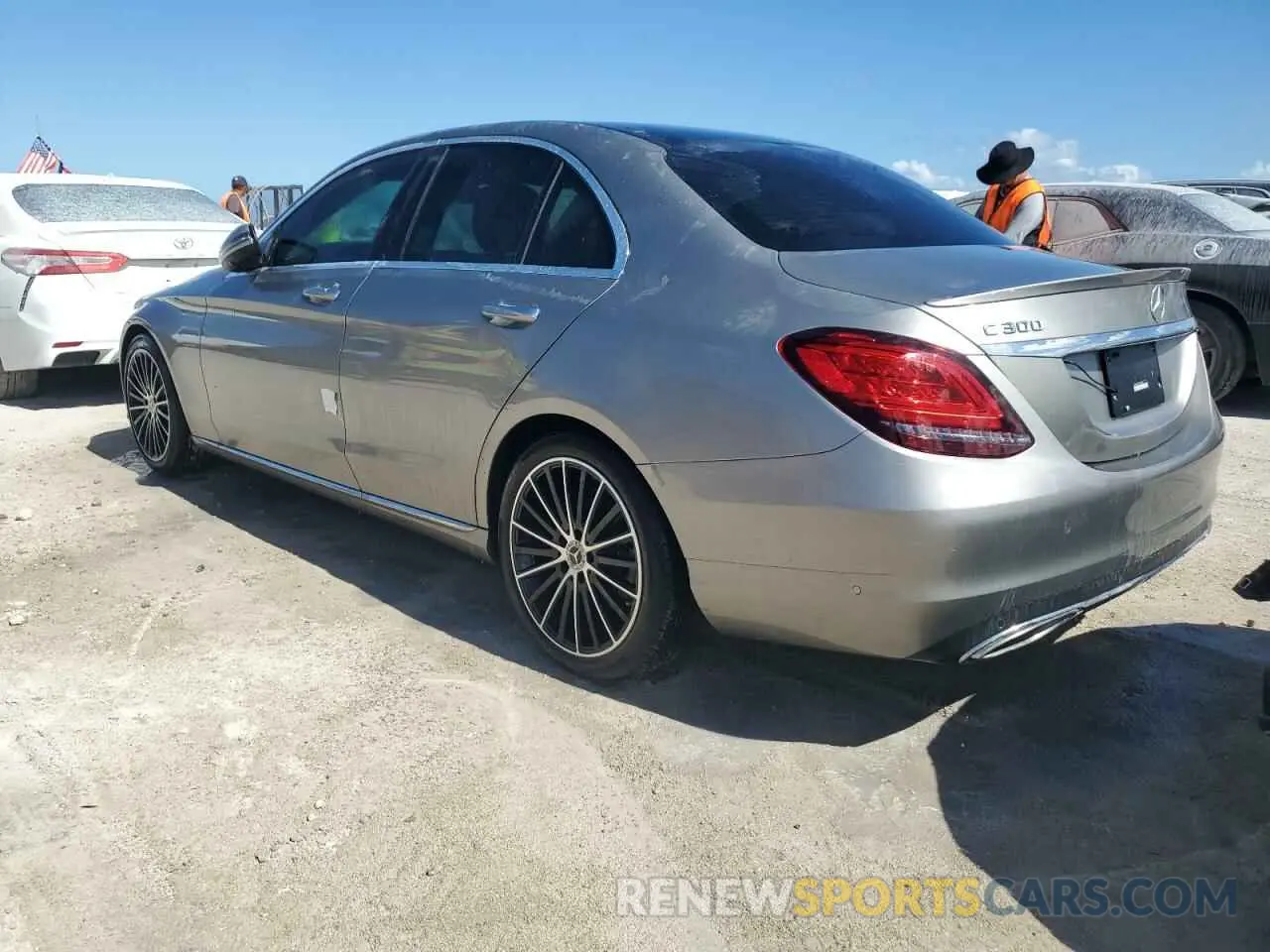 2 Photograph of a damaged car W1KWF8DB3LR594544 MERCEDES-BENZ C-CLASS 2020