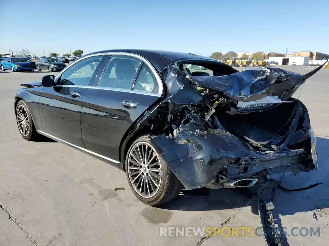 3 Photograph of a damaged car W1KWF8DB4LR575064 MERCEDES-BENZ C-CLASS 2020