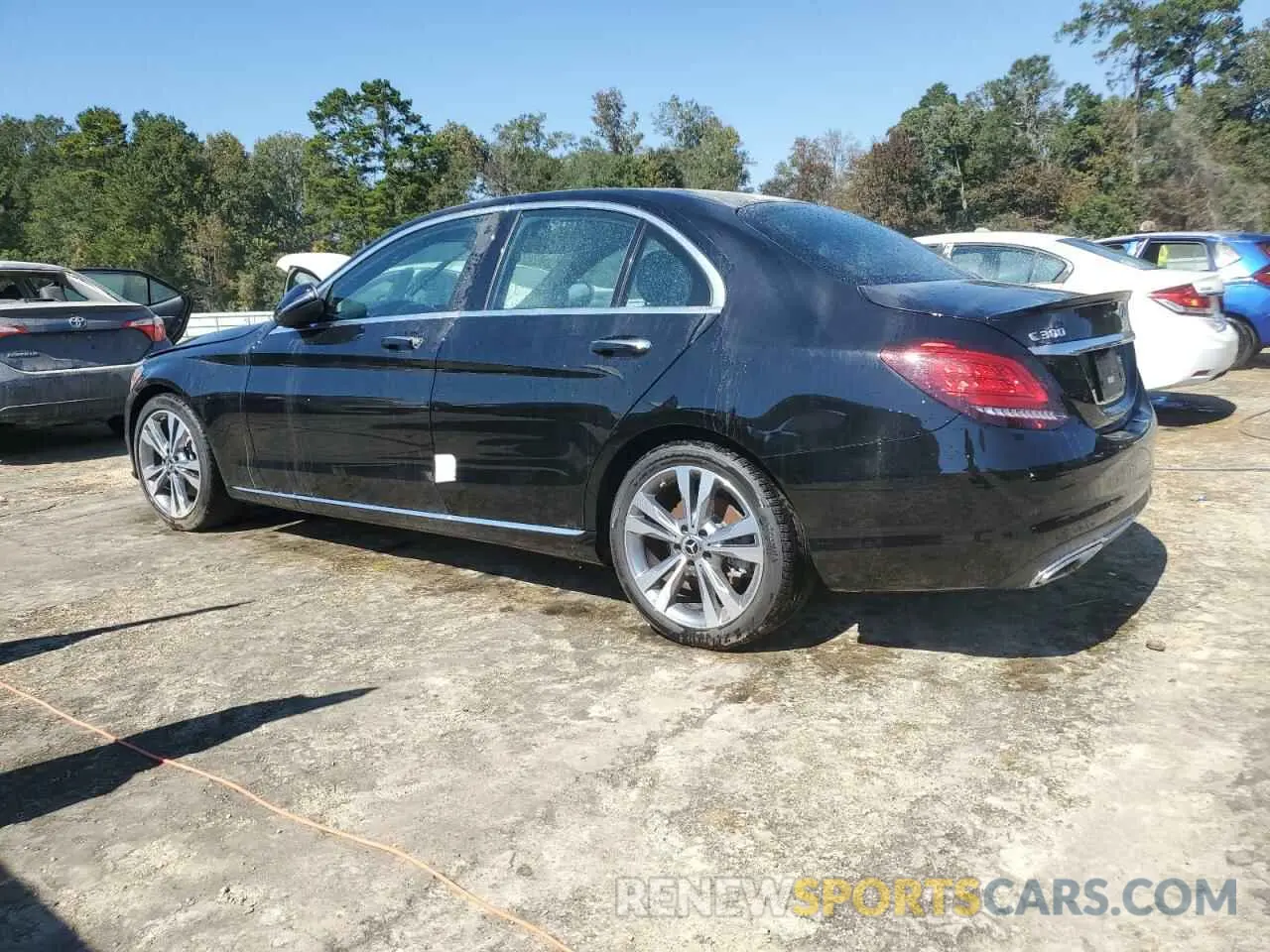 2 Photograph of a damaged car W1KWF8DB4LR601825 MERCEDES-BENZ C-CLASS 2020