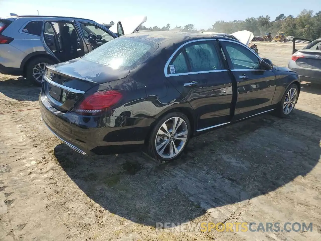 3 Photograph of a damaged car W1KWF8DB4LR601825 MERCEDES-BENZ C-CLASS 2020