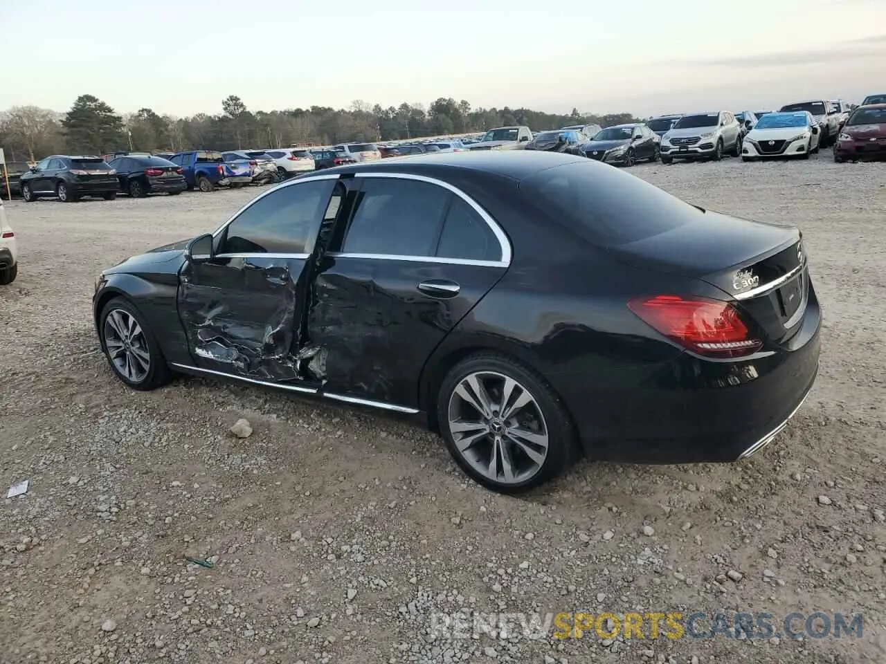 2 Photograph of a damaged car W1KWF8DB5LR574103 MERCEDES-BENZ C-CLASS 2020