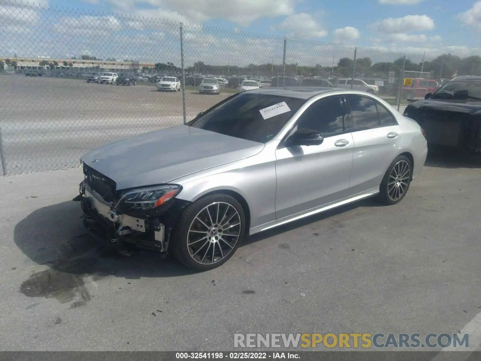 2 Photograph of a damaged car W1KWF8DB5LR576935 MERCEDES-BENZ C-CLASS 2020