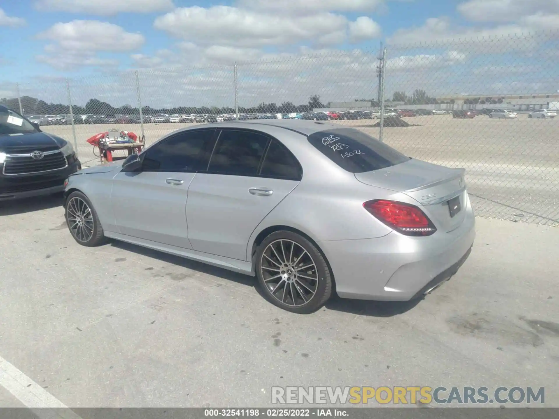 3 Photograph of a damaged car W1KWF8DB5LR576935 MERCEDES-BENZ C-CLASS 2020