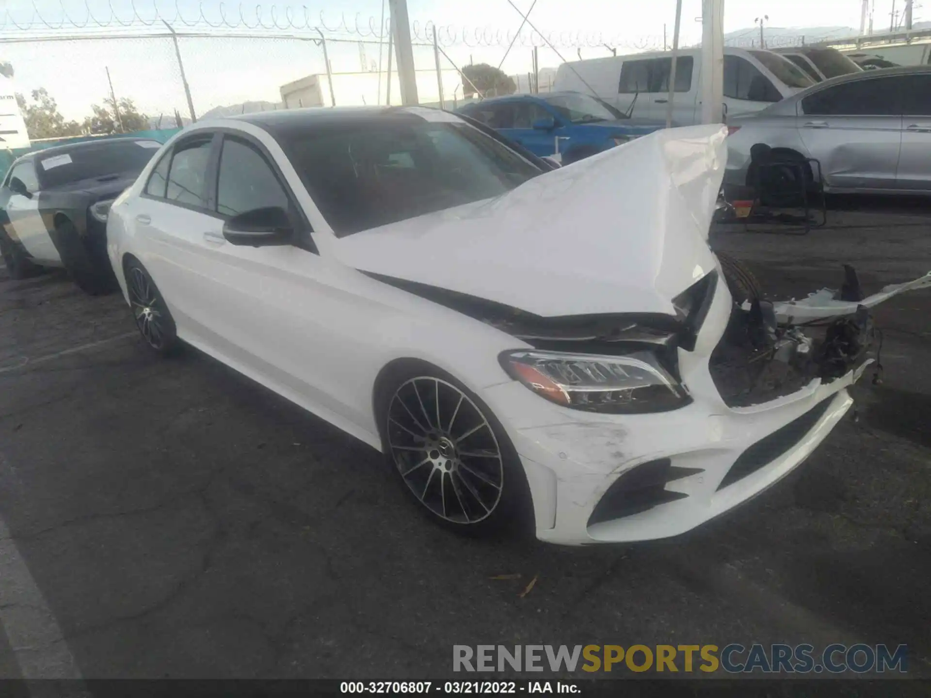 1 Photograph of a damaged car W1KWF8DB5LR584467 MERCEDES-BENZ C-CLASS 2020