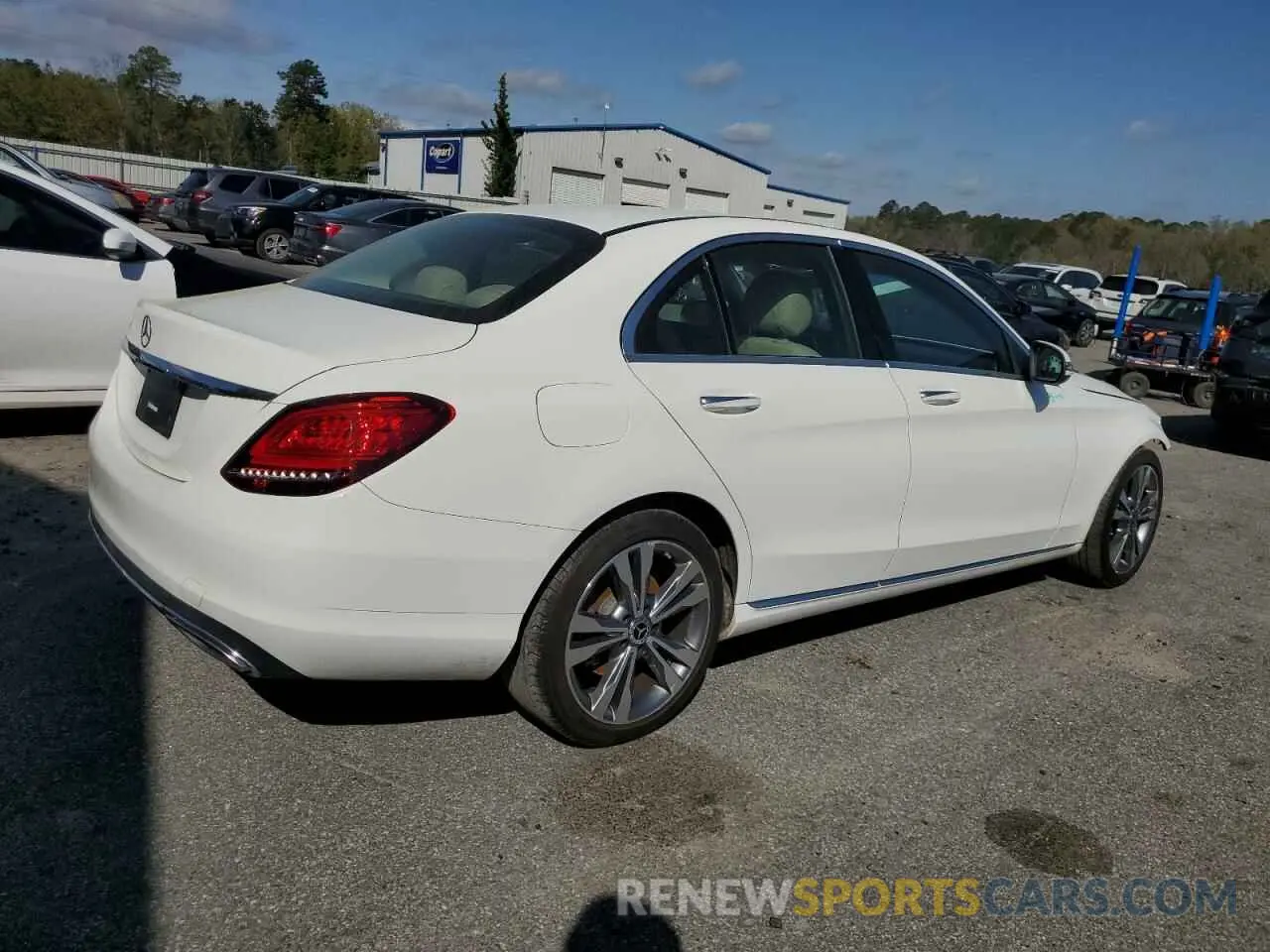 3 Photograph of a damaged car W1KWF8DB5LR593475 MERCEDES-BENZ C-CLASS 2020