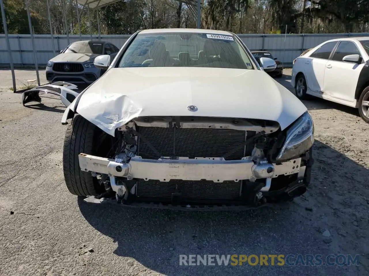 5 Photograph of a damaged car W1KWF8DB5LR593475 MERCEDES-BENZ C-CLASS 2020