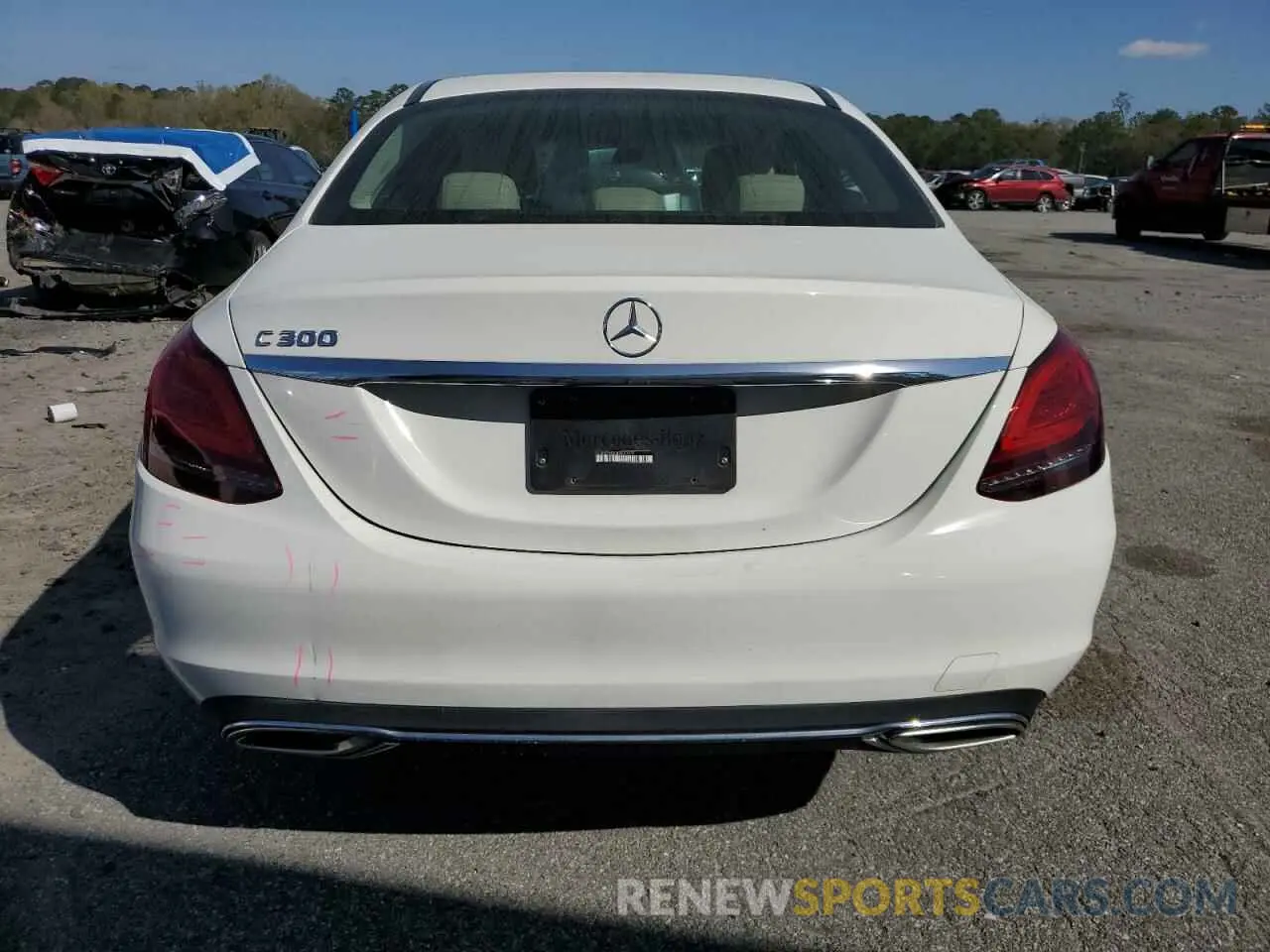 6 Photograph of a damaged car W1KWF8DB5LR593475 MERCEDES-BENZ C-CLASS 2020