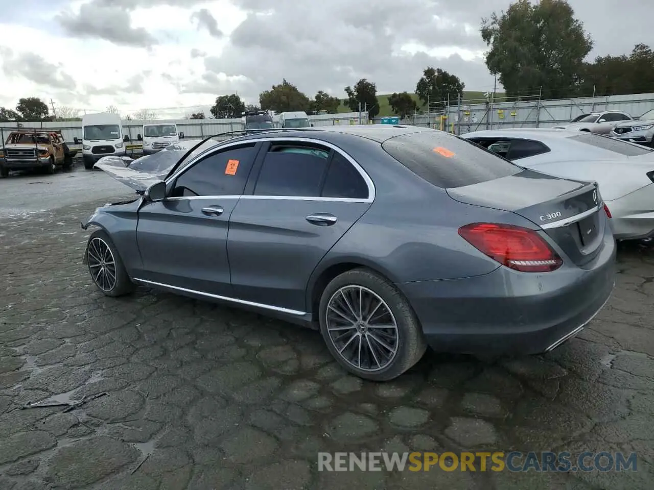 2 Photograph of a damaged car W1KWF8DB5LR599664 MERCEDES-BENZ C-CLASS 2020