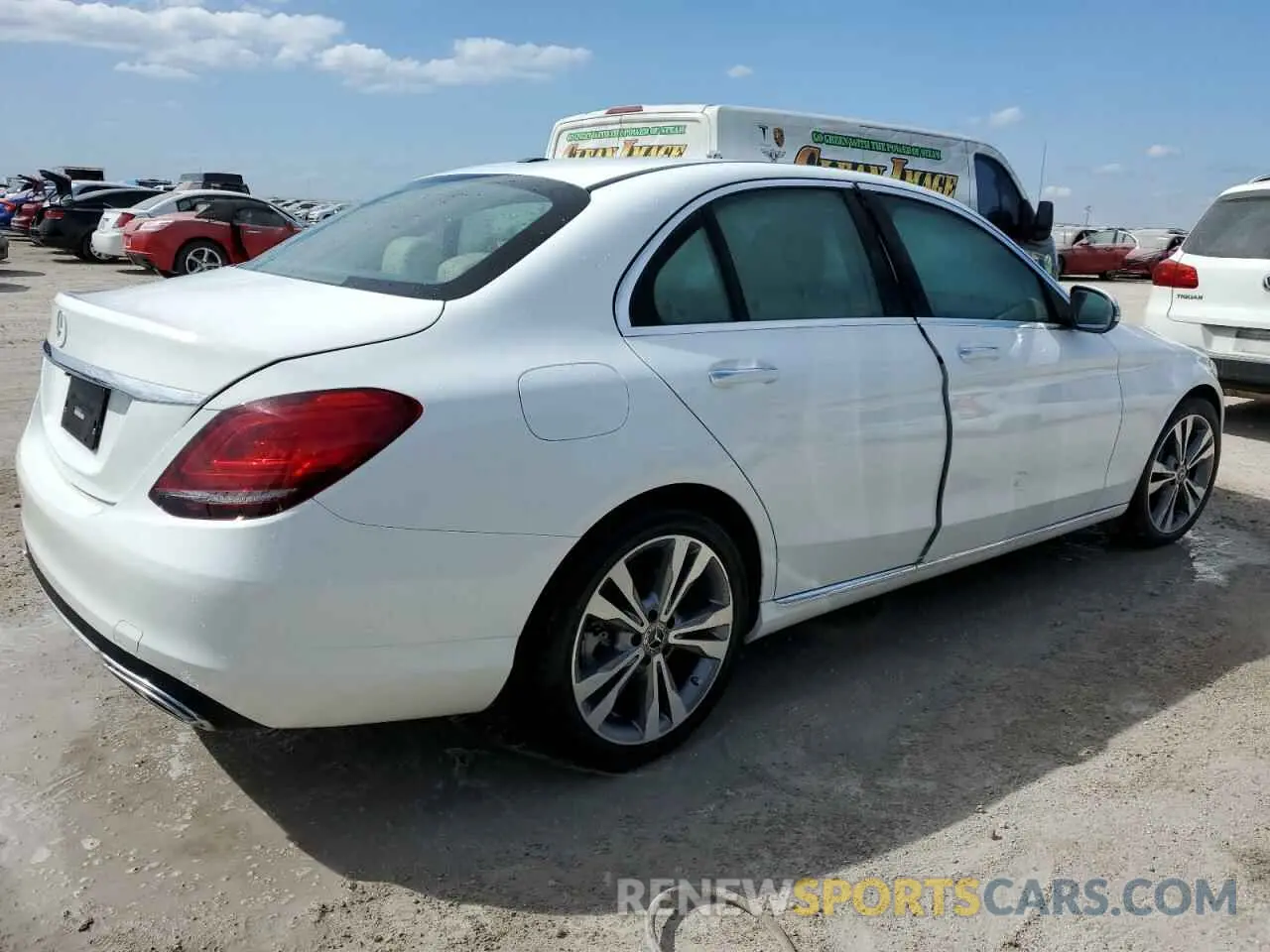 3 Photograph of a damaged car W1KWF8DB6LR575678 MERCEDES-BENZ C-CLASS 2020