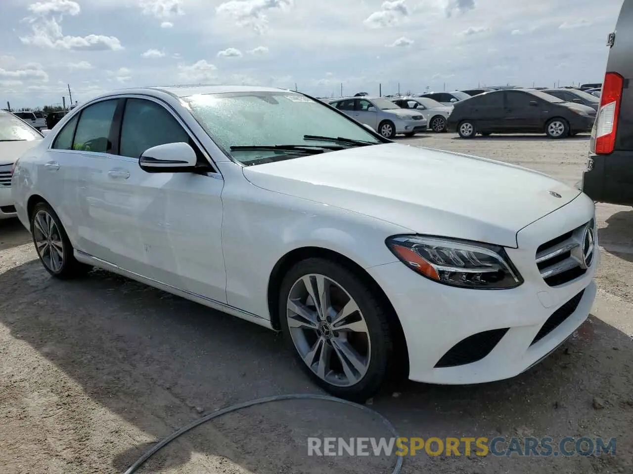 4 Photograph of a damaged car W1KWF8DB6LR575678 MERCEDES-BENZ C-CLASS 2020