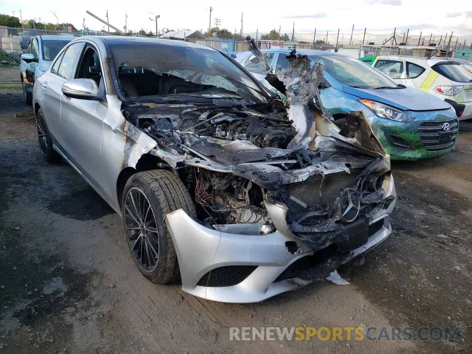 1 Photograph of a damaged car W1KWF8DB6LR591198 MERCEDES-BENZ C-CLASS 2020