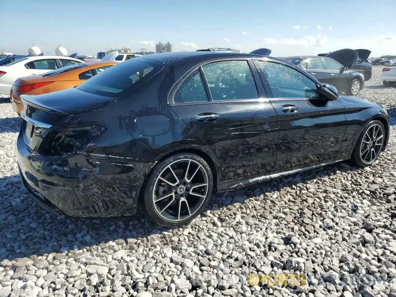 3 Photograph of a damaged car W1KWF8DB6LR595025 MERCEDES-BENZ C-CLASS 2020