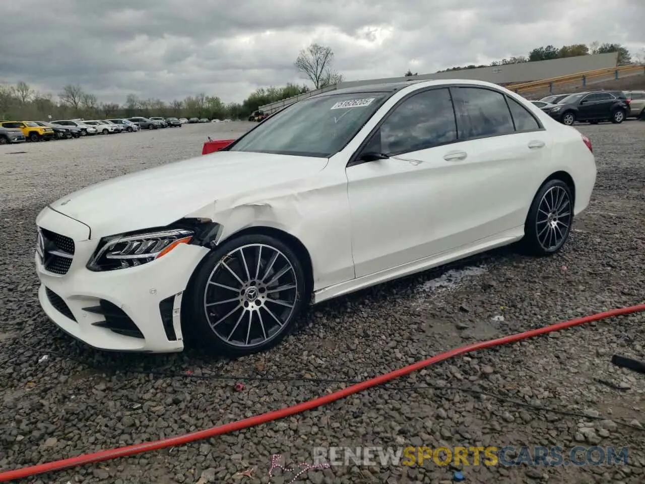 1 Photograph of a damaged car W1KWF8DB7LR591162 MERCEDES-BENZ C-CLASS 2020