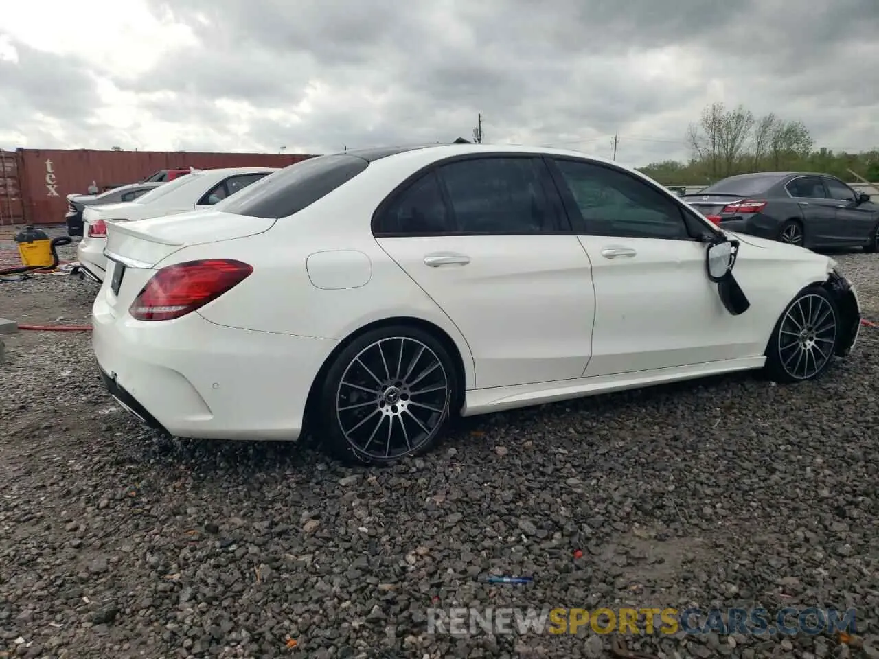 3 Photograph of a damaged car W1KWF8DB7LR591162 MERCEDES-BENZ C-CLASS 2020