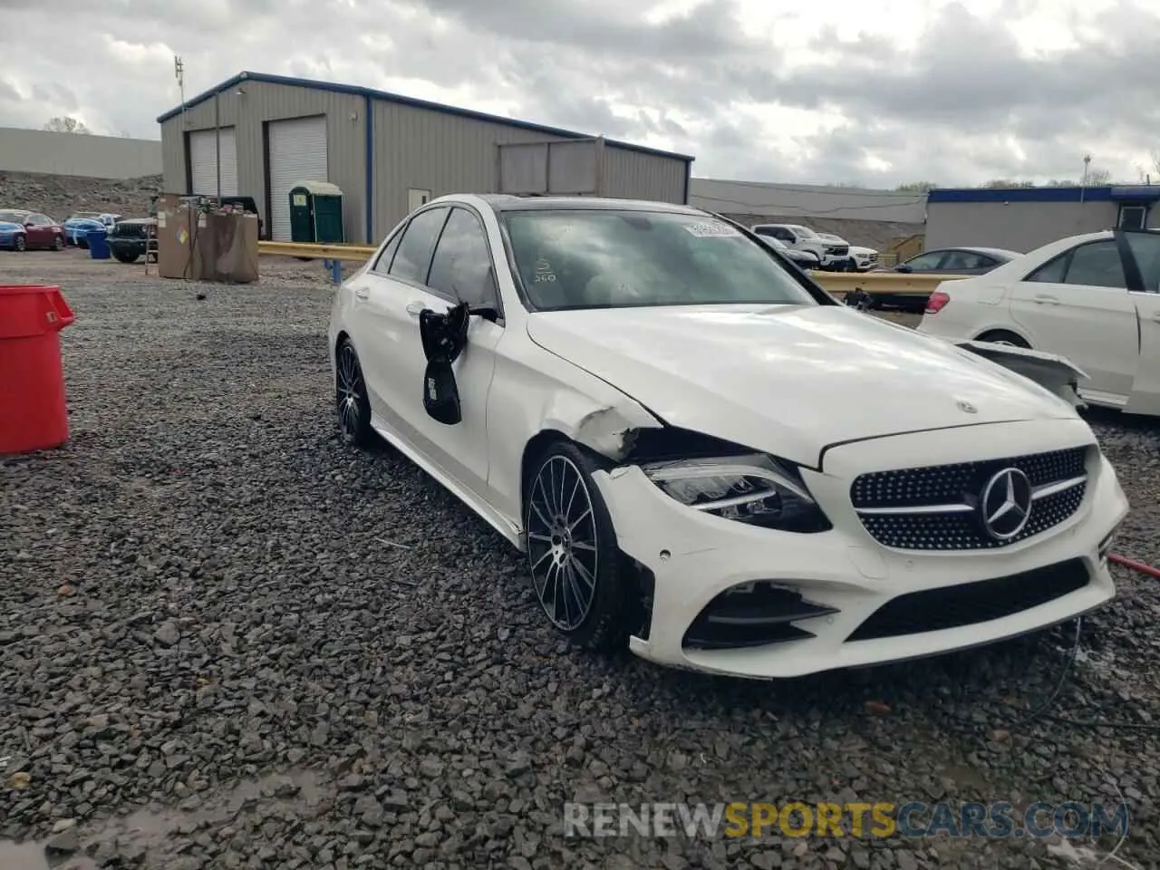 4 Photograph of a damaged car W1KWF8DB7LR591162 MERCEDES-BENZ C-CLASS 2020