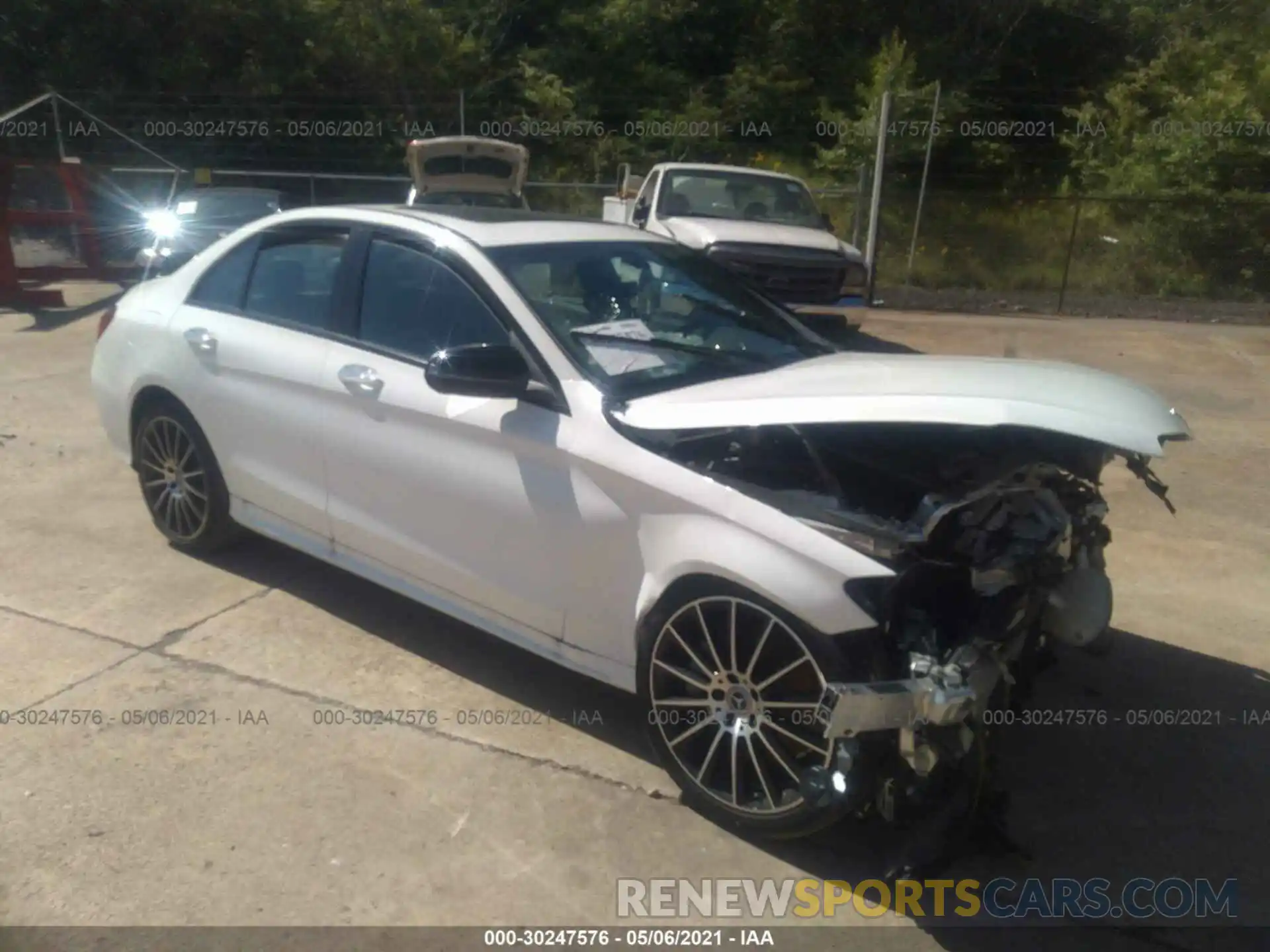 1 Photograph of a damaged car W1KWF8DB7LR595888 MERCEDES-BENZ C-CLASS 2020