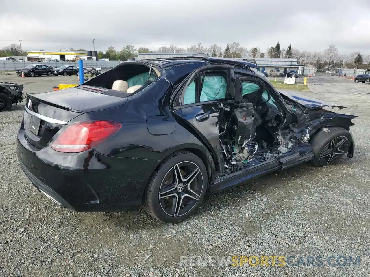 3 Photograph of a damaged car W1KWF8DB7LR599584 MERCEDES-BENZ C-CLASS 2020