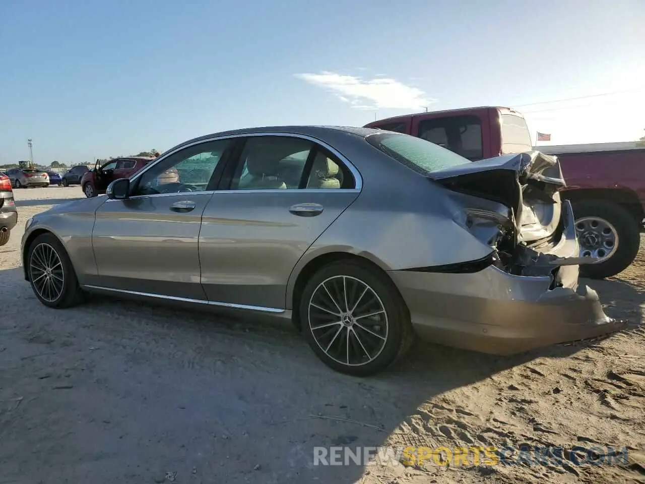 2 Photograph of a damaged car W1KWF8DB8LR571504 MERCEDES-BENZ C-CLASS 2020