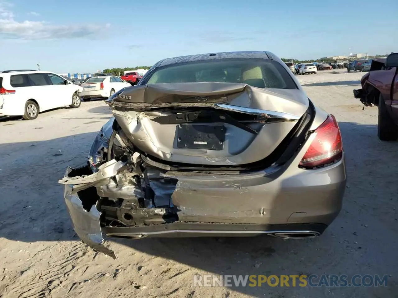 6 Photograph of a damaged car W1KWF8DB8LR571504 MERCEDES-BENZ C-CLASS 2020