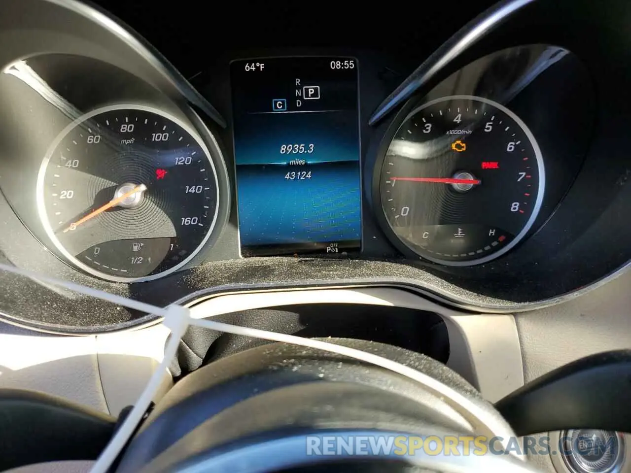 9 Photograph of a damaged car W1KWF8DB8LR571504 MERCEDES-BENZ C-CLASS 2020