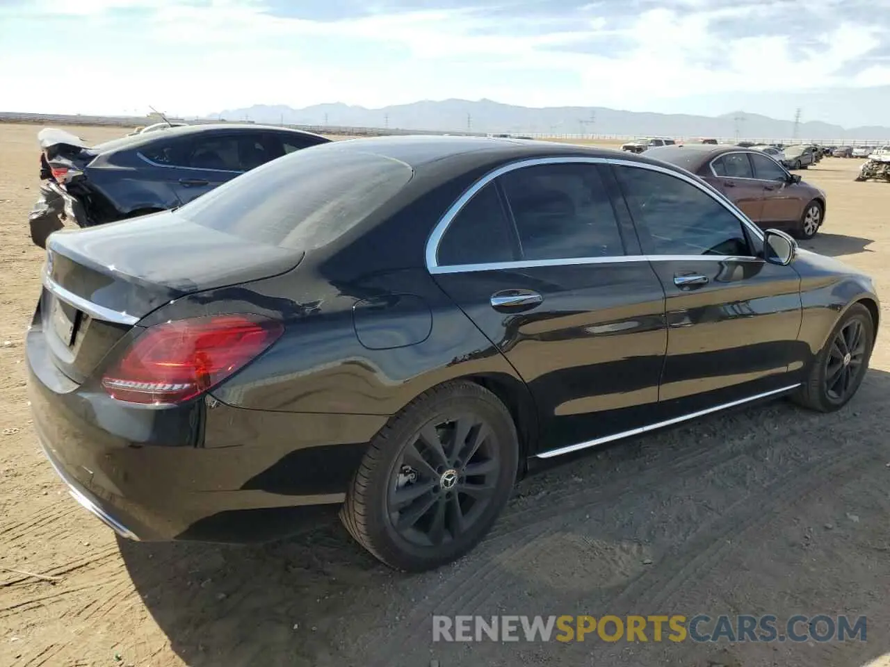 3 Photograph of a damaged car W1KWF8DB8LR573334 MERCEDES-BENZ C-CLASS 2020