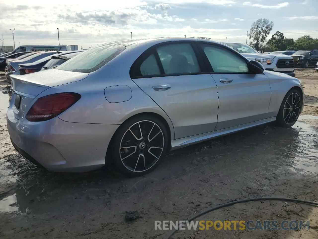 3 Photograph of a damaged car W1KWF8DB9LR596038 MERCEDES-BENZ C-CLASS 2020