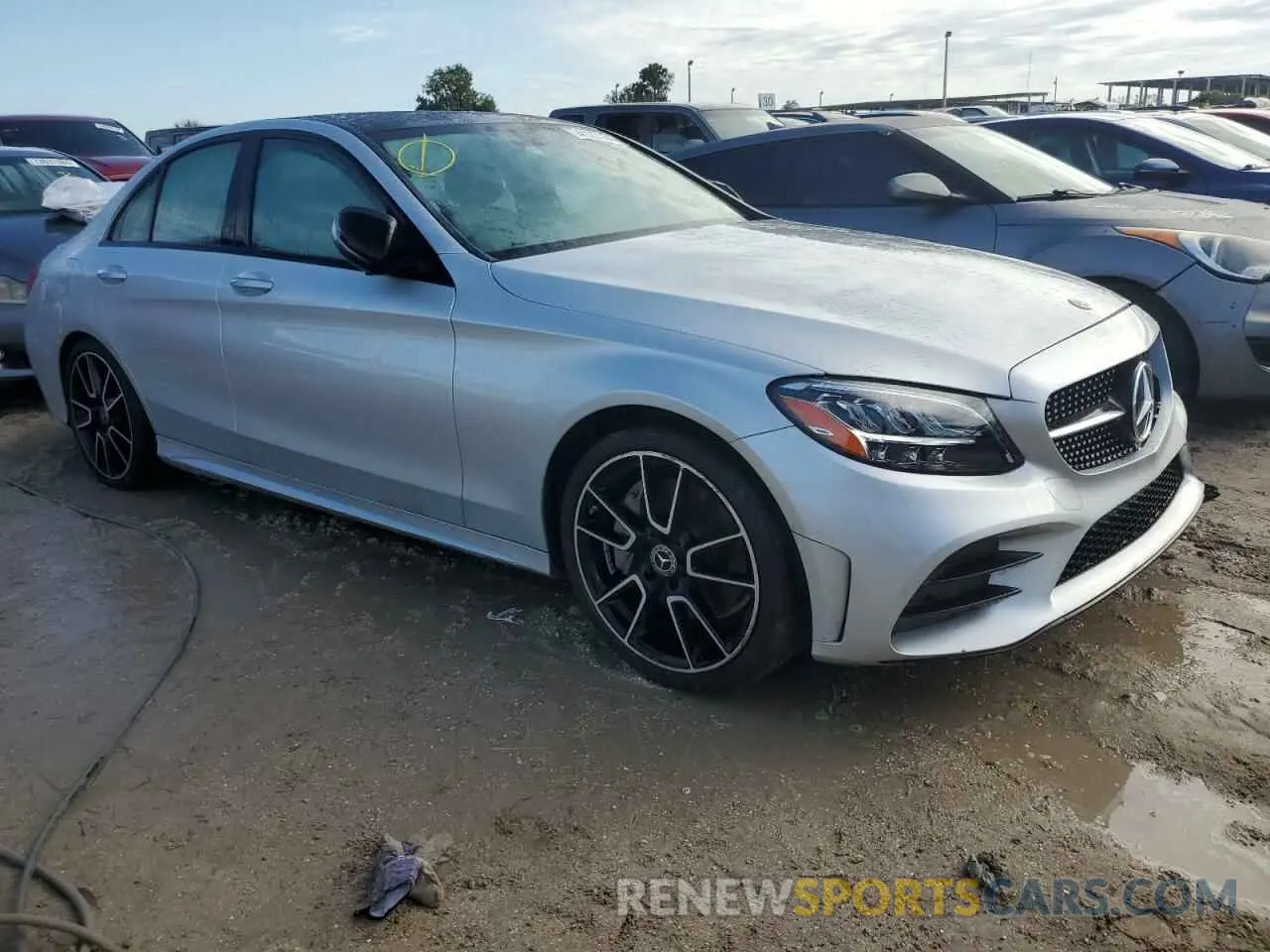4 Photograph of a damaged car W1KWF8DB9LR596038 MERCEDES-BENZ C-CLASS 2020