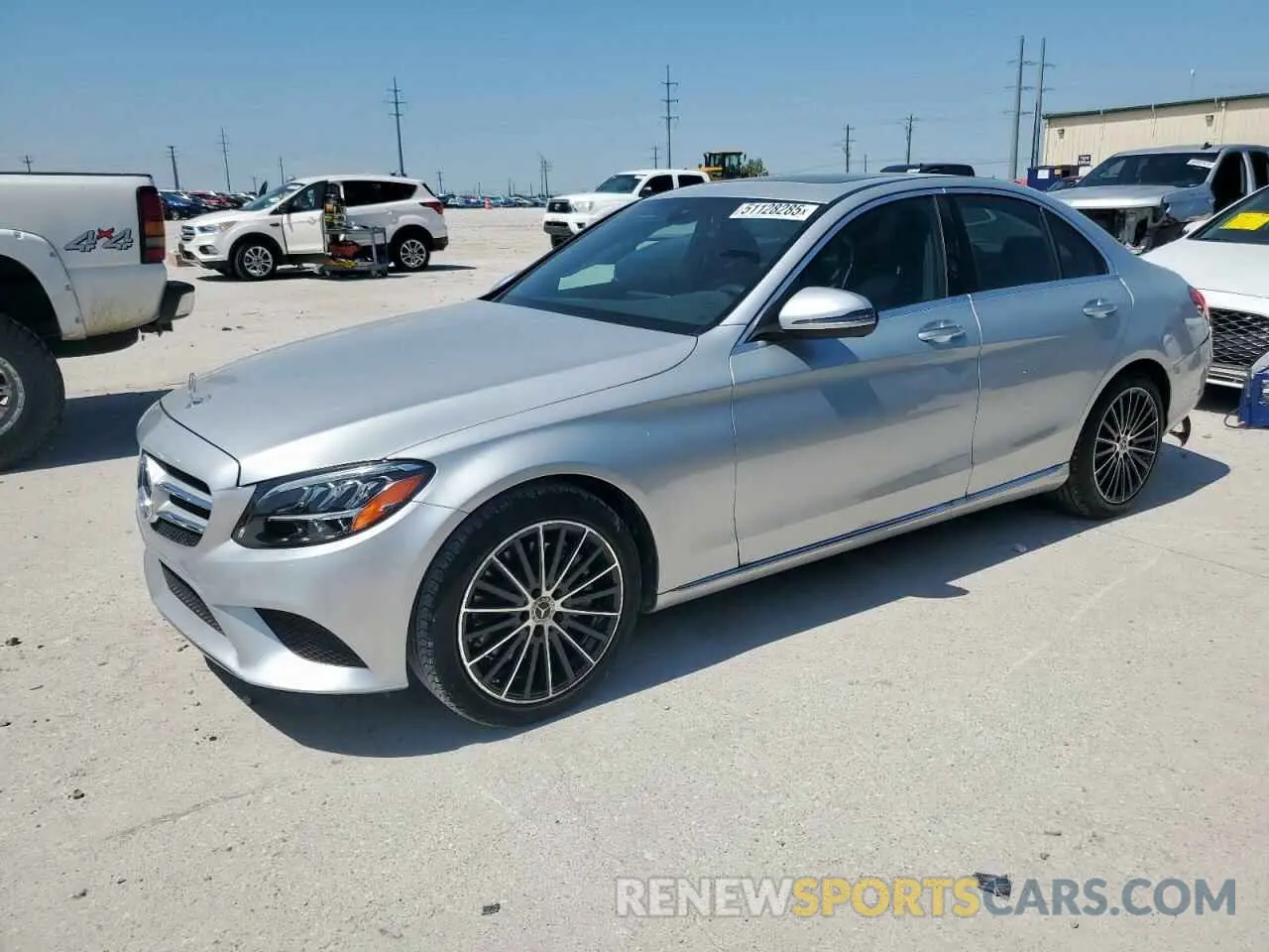 1 Photograph of a damaged car W1KWF8DB9LR599120 MERCEDES-BENZ C-CLASS 2020