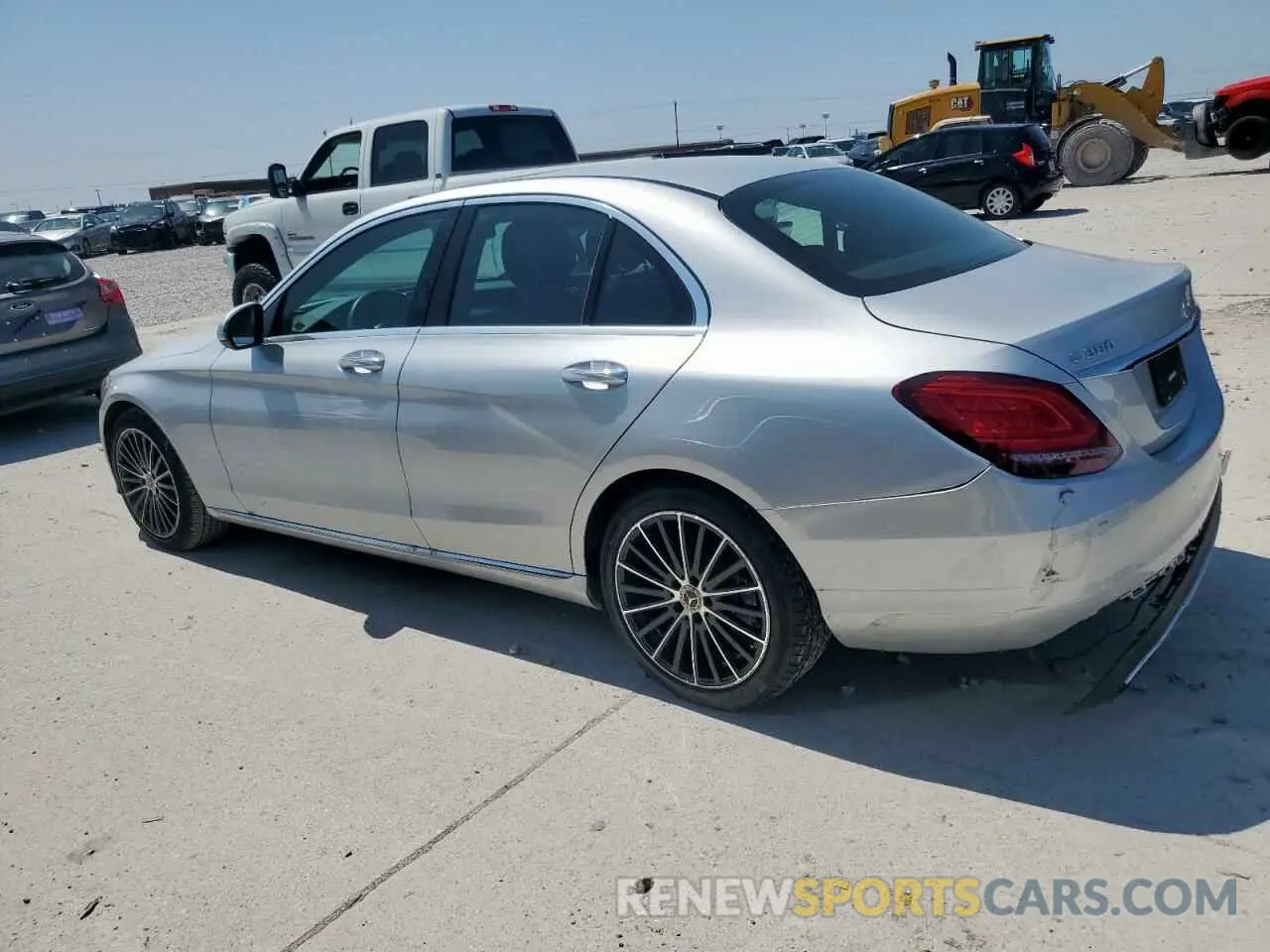2 Photograph of a damaged car W1KWF8DB9LR599120 MERCEDES-BENZ C-CLASS 2020