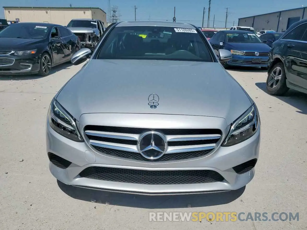 5 Photograph of a damaged car W1KWF8DB9LR599120 MERCEDES-BENZ C-CLASS 2020