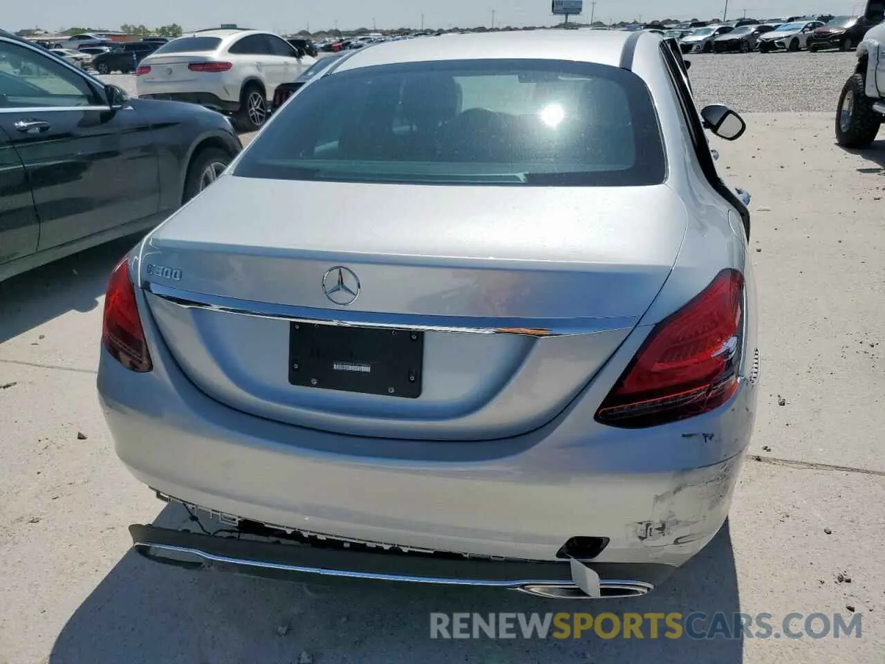 6 Photograph of a damaged car W1KWF8DB9LR599120 MERCEDES-BENZ C-CLASS 2020