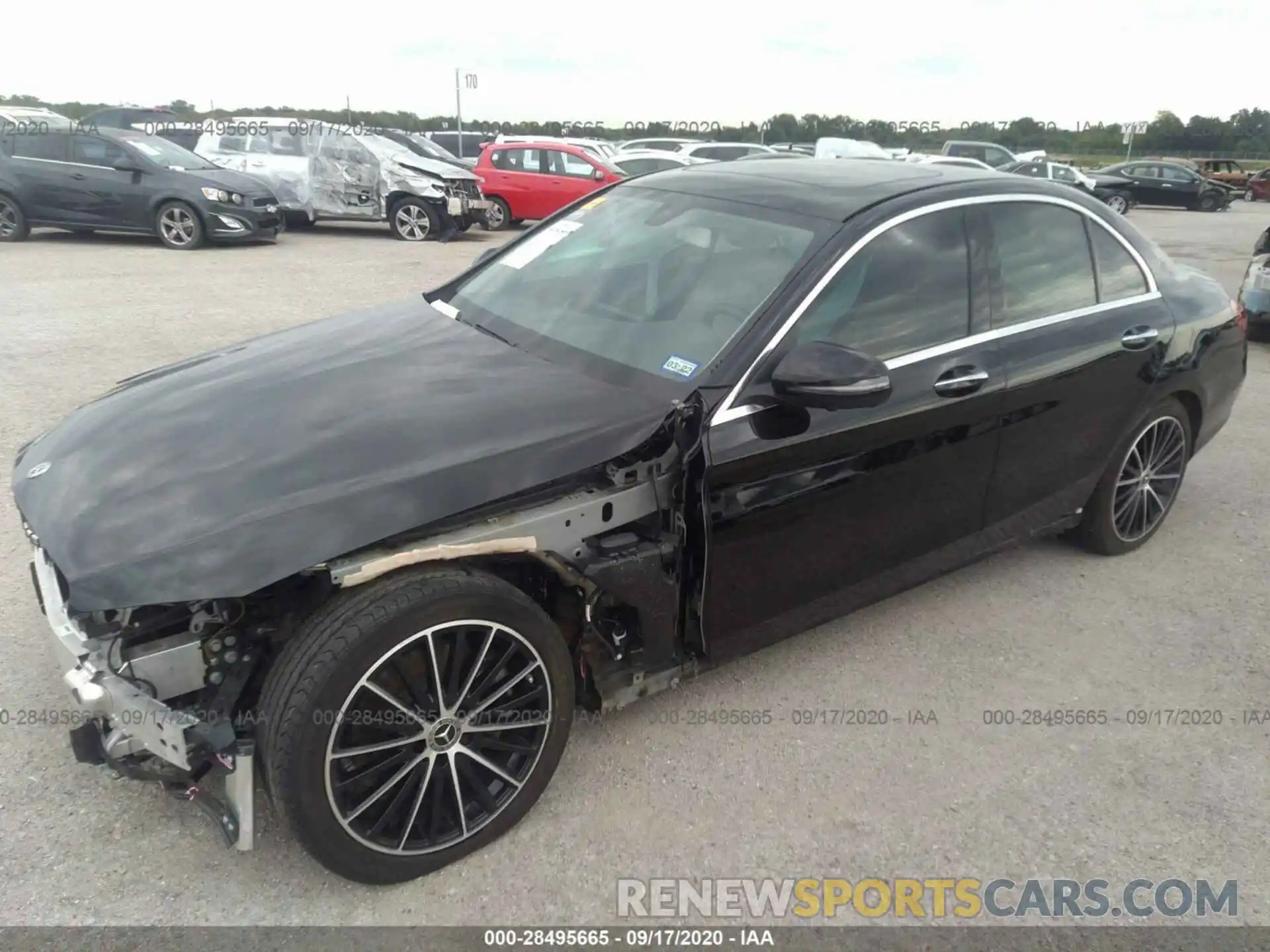 2 Photograph of a damaged car W1KWF8DBXLR566207 MERCEDES-BENZ C-CLASS 2020