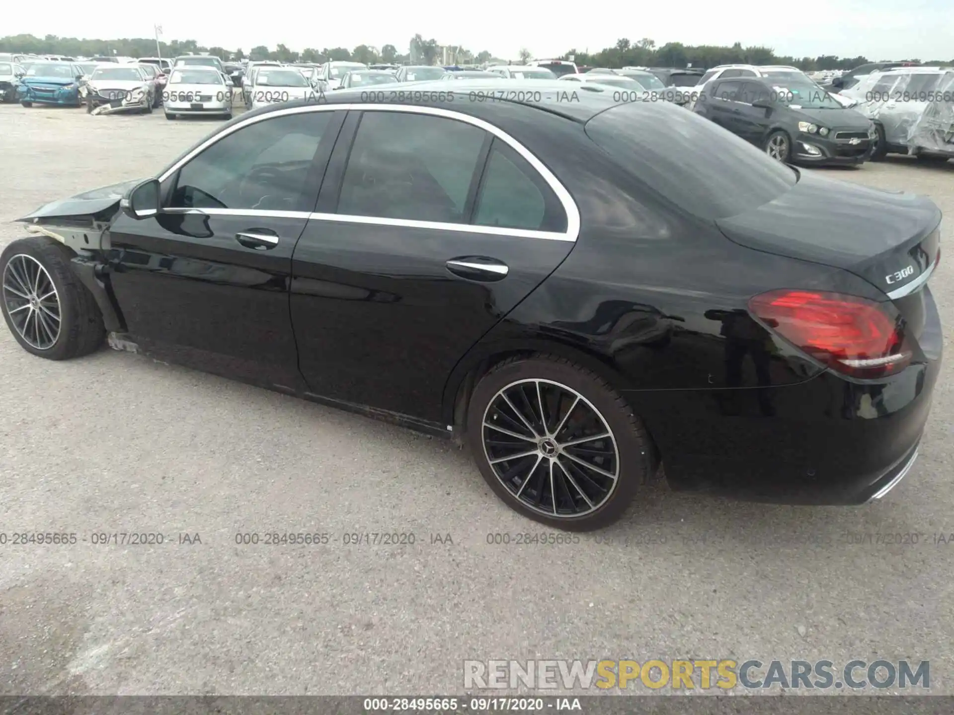 3 Photograph of a damaged car W1KWF8DBXLR566207 MERCEDES-BENZ C-CLASS 2020