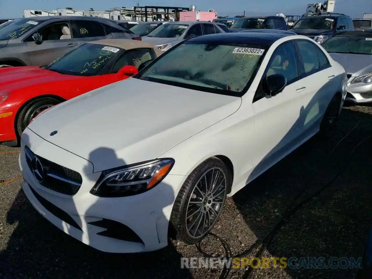 2 Photograph of a damaged car W1KWF8DBXLR591463 MERCEDES-BENZ C-CLASS 2020