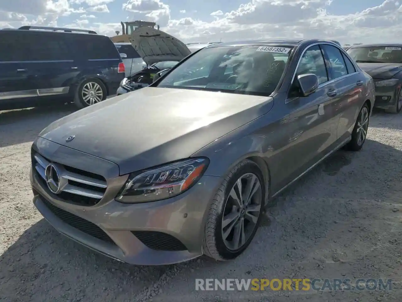 2 Photograph of a damaged car W1KWF8DBXLR598929 MERCEDES-BENZ C-CLASS 2020