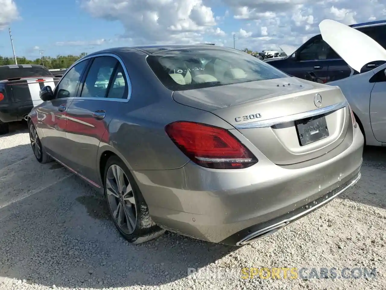 3 Photograph of a damaged car W1KWF8DBXLR598929 MERCEDES-BENZ C-CLASS 2020