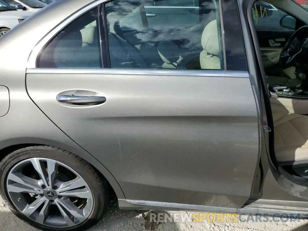 6 Photograph of a damaged car W1KWF8DBXLR598929 MERCEDES-BENZ C-CLASS 2020