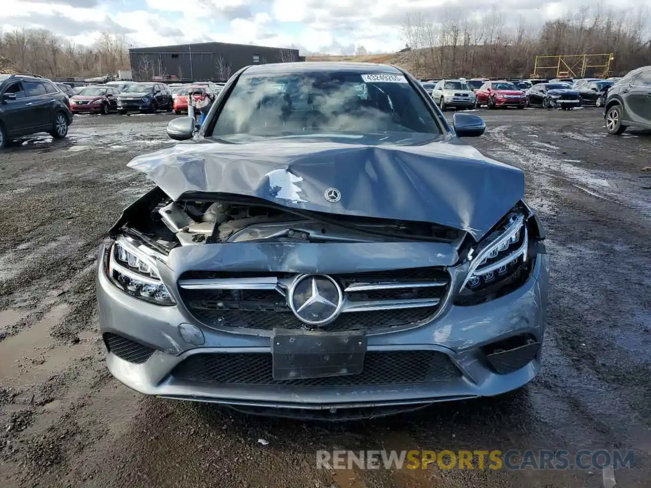 5 Photograph of a damaged car W1KWF8EB0LR572449 MERCEDES-BENZ C-CLASS 2020